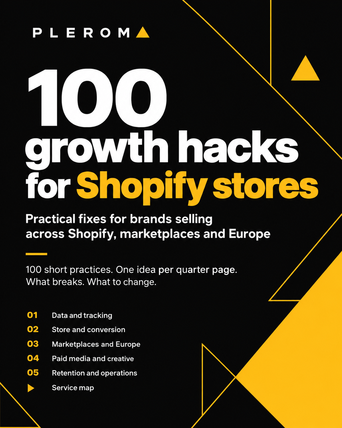 100 growth hacków dla sklepów Shopify